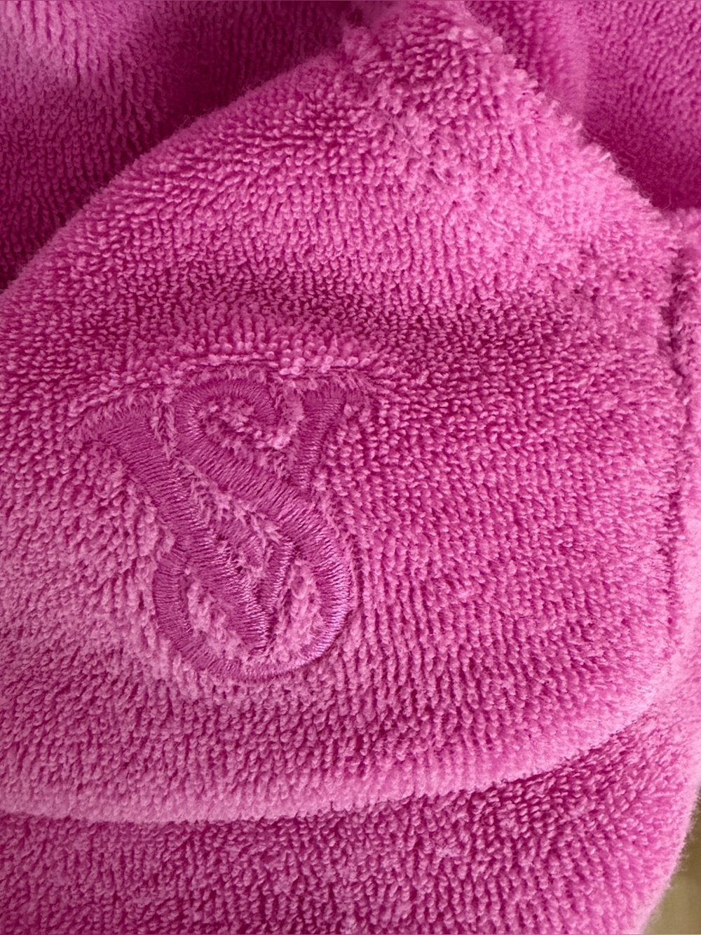 Victoria’s Secret French Terry Cropped Full Zip Hoodie Pink XS Sweatshirt*@17 - Picture 3 of 5